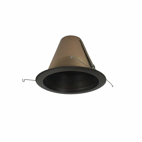 Nora Lighting 6in Air-Tight Aluminum Shallow Cone, White NTM-716WAL NTM-726BZ